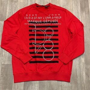 Mens Sean John‎ Marque Deposee Print Crewneck Sweatshirt